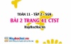 Bài 2 trang 41 Toán 11 tập 2 Chân trời sáng tạo